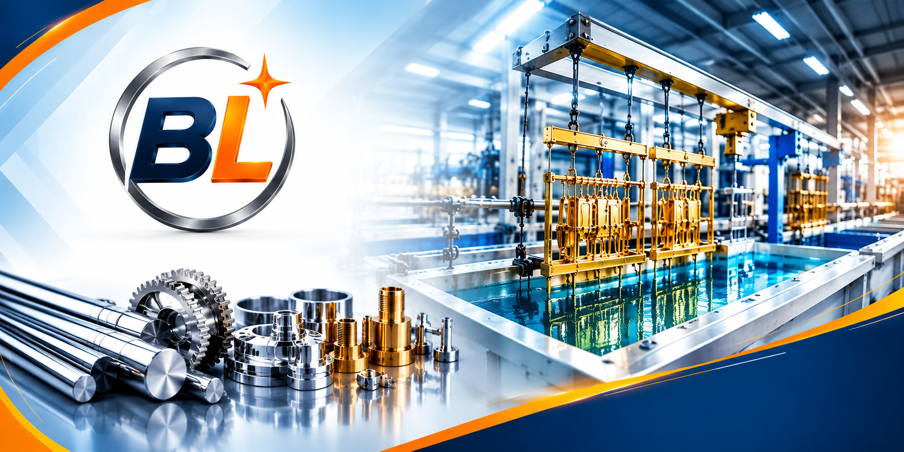 Bright Link Equipment electroplating plant and industrial components